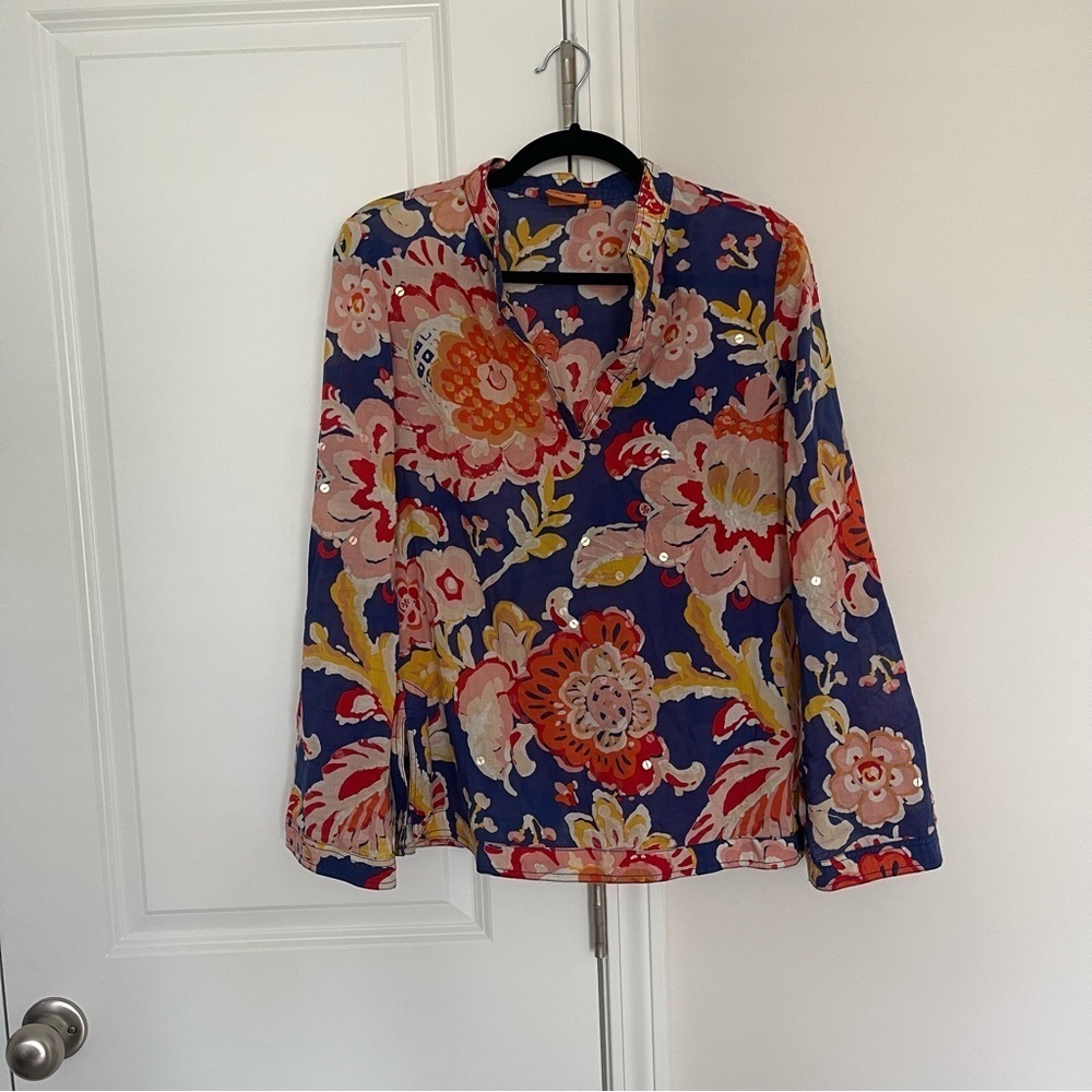 Tory Burch Stephanie Sequin Tunic